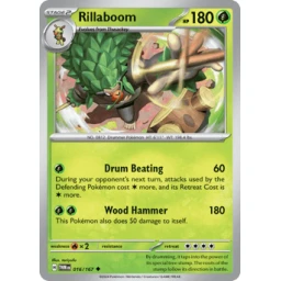 Twilight Masquerade - 016/167 - Rillaboom