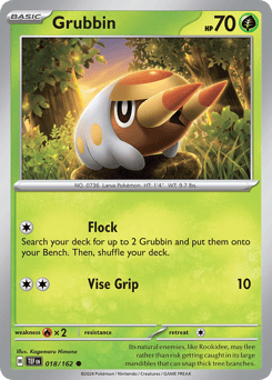 Temporal Forces - 018/162 - Grubbin - Reverse Holo