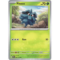 Temporal Forces - 002/162 - Pineco - Reverse Holo