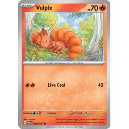Twilight Masquerade - 026/167 - Vulpix - Reverse Holo