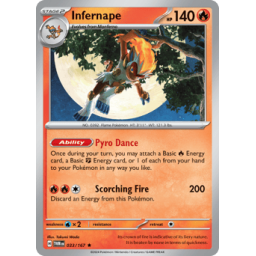 Twilight Masquerade - 033/167 - Infernape - Holo Rare