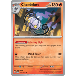Twilight Masquerade - 038/167 - Chandelure - Holo Rare