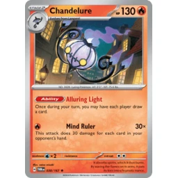 Twilight Masquerade - 038/167 - Chandelure - Holo Rare