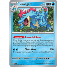 Temporal Forces - 041/162 - Feraligatr - Holo Rare