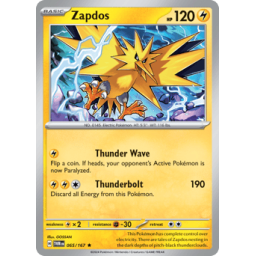 Twilight Masquerade - 065/167 - Zapdos - Holo Rare