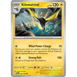 Twilight Masquerade - 076/167 - Kilowattrel - Reverse Holo