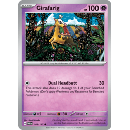 Twilight Masquerade - 083/167 - Girafarig - Reverse Holo