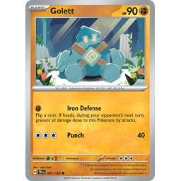 Temporal Forces - 087/162 - Golett - Reverse Holo