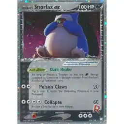 EX Team Rocket Returns - 104/109 - Rocket's Snorlax ex (Damaged)