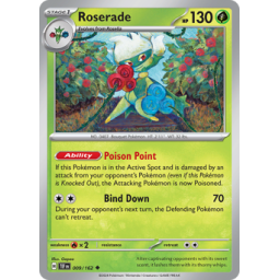 Temporal Forces - 009/162 - Roserade - Reverse Holo