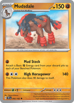 Temporal Forces - 092/162 - Mudsdale - Reverse Holo