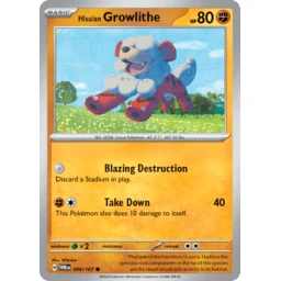 Twilight Masquerade - 099/167 - Hisuian Growlithe