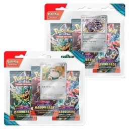 Pokemon Twilight Masquerade Snorlax + Revavroom Blister 3-Pack Bundle
