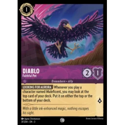 Into the Inklands - 37/204 - Diablo - Faithful Familiar - Holo