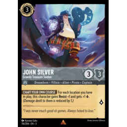 Into the Inklands - 176/204 - John Silver - Greedy Treasure Seeker - Holo
