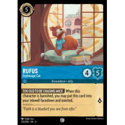 Into the Inklands - 153/204 - Rufus - Orphanage Cat - Holo