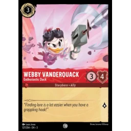 Into the Inklands - 127/204 - Webby Vanderquack - Enthusiastic Duck