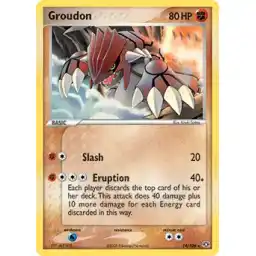 EX Emerald - 14/106 - Groudon - Rare