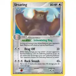 EX Unseen Forces - 18/115 - Ursaring - Holo Rare (Heavily Played)