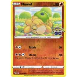 Pokemon Go - 013/078 - Numel - Reverse Holo (Peelable Ditto)