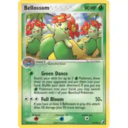 EX Unseen Forces - 3/115 - Bellossom - Holo Rare (Heavily Played)