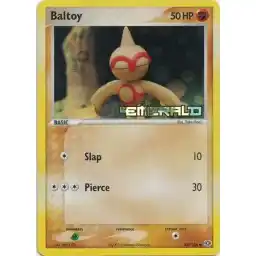 EX Emerald - 43/106 - Baltoy - Reverse Holo