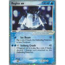 EX Emerald - 98/106 - Regice ex (Lightly Played)