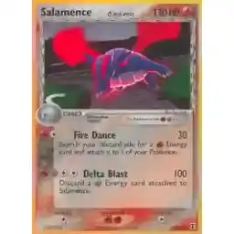 EX Delta Species - 14/113 - Salamence (delta species) - Holo Rare (Heavily Played)