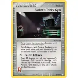EX Team Rocket Returns - 090/109 - Rocket's Tricky Gym - Reverse Holo (Near Mint -)