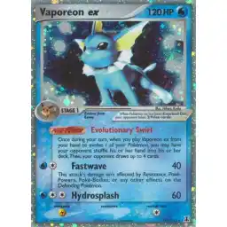 EX Delta Species - 110/113 - Vaporeon ex (Lightly Played)