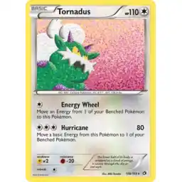 Legendary Treasures - 108/113 - Tornadus - Holo Rare (Lightly Played)