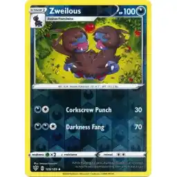 Darkness Ablaze - 109/189 - Zweilous - Reverse Holo