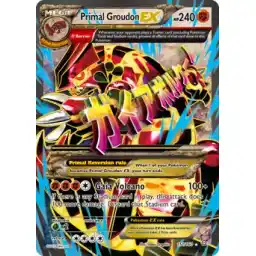 Primal Clash - 151/160 - Primal Groudon EX (Moderately Played)