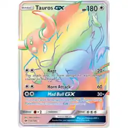 Sun & Moon - 156/149 - Tauros GX
