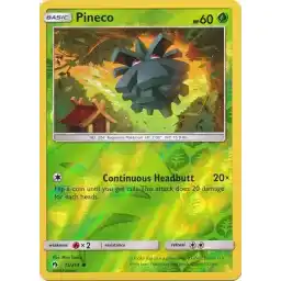 Lost Thunder - 015/214 - Pineco - Reverse Holo
