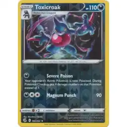 Fusion Strike - 166/264 - Toxicroak - Reverse Holo