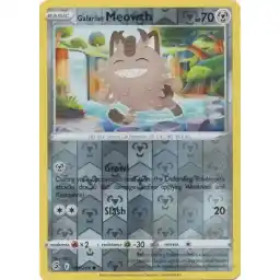 Fusion Strike - 180/264 - Galarian Meowth - Reverse Holo