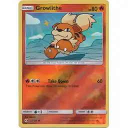 Sun & Moon - 021/149 - Growlithe - Reverse Holo