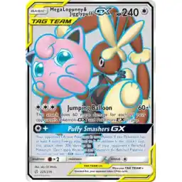 Cosmic Eclipse - 225/236 - Mega Lopunny & Jigglypuff GX