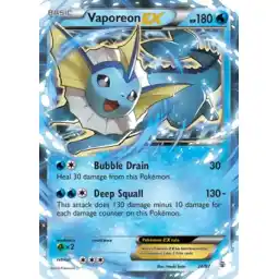 Generations - 24/83 - Vaporeon EX (Near Mint -)