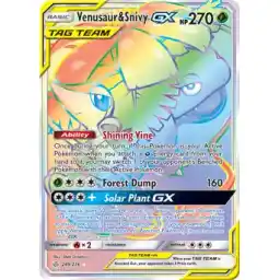 Cosmic Eclipse - 249/236 - Venusaur & Snivy GX