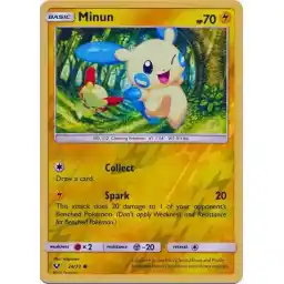 Shining Legends - 034/073 - Minun - Reverse Holo