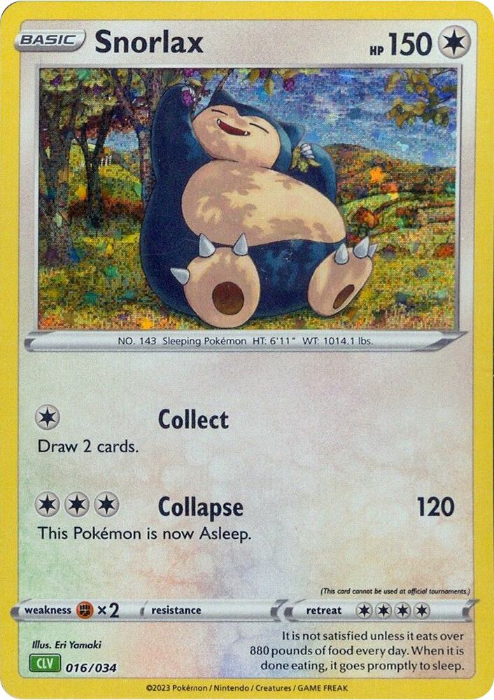 TCG Classic Collection - 016/034 - Snorlax - Holo