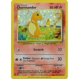 TCG Classic Collection - 001/034 - Charmander - Holo