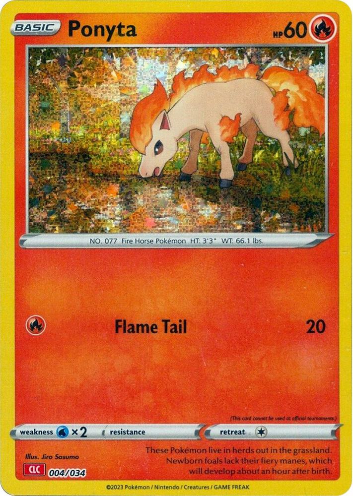 TCG Classic Collection - 004/034 - Ponyta - Holo