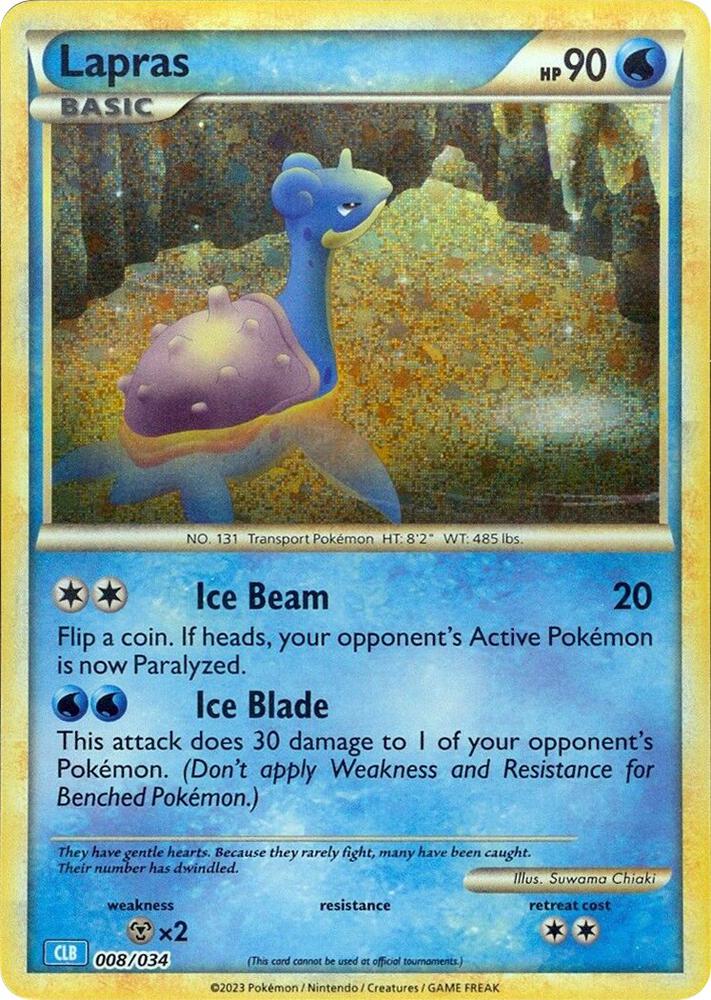 TCG Classic Collection - 008/034 - Lapras - Holo