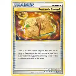 Call of Legends - 84/95 - Research Record (Lightly Played)