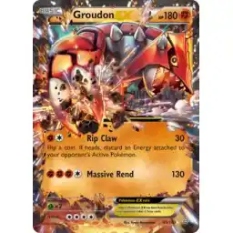 Primal Clash - 085/160 - Groudon EX (Heavily Played)