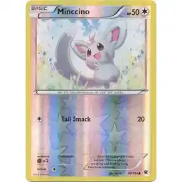 Fates Collide - 087/124 - Minccino - Reverse Holo