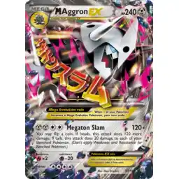 Primal Clash - 094/160 - M Aggron EX (Moderately Played)